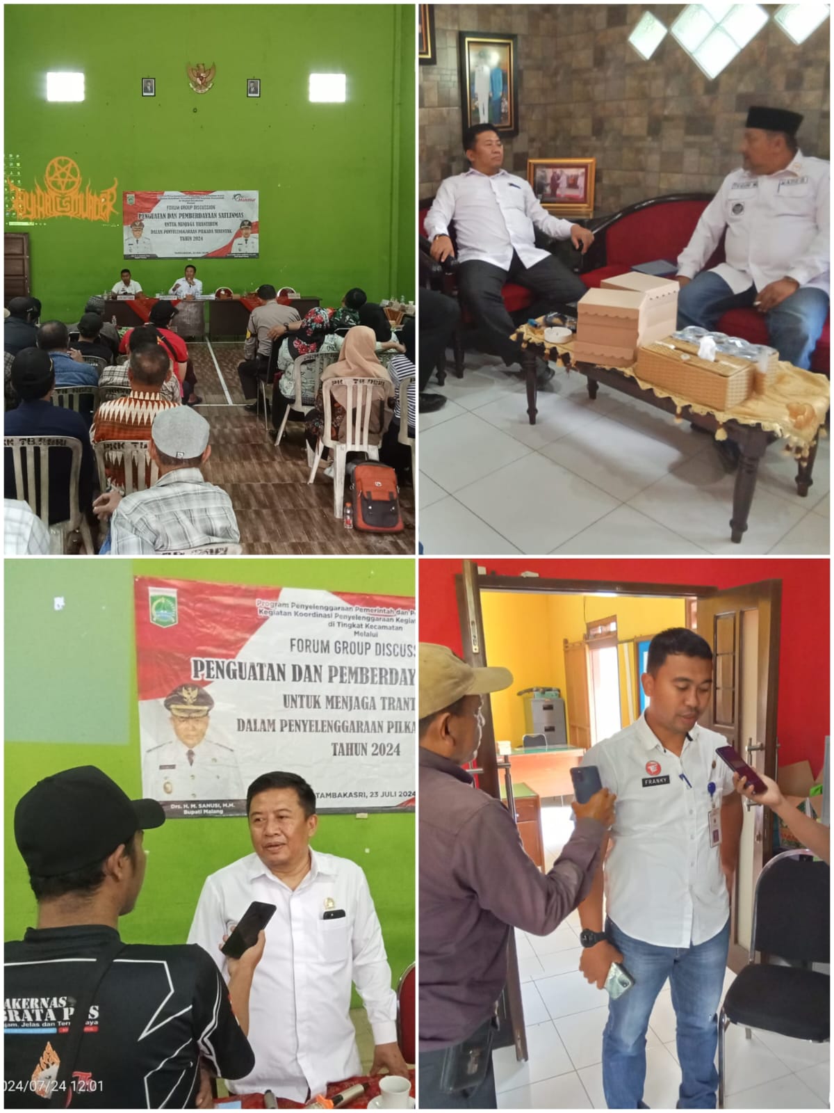 Menjelang Pilkada Serentak 2024, Penguatan dan Pemberdayaan Satlinmas di Desa Tambakasri Tajinan