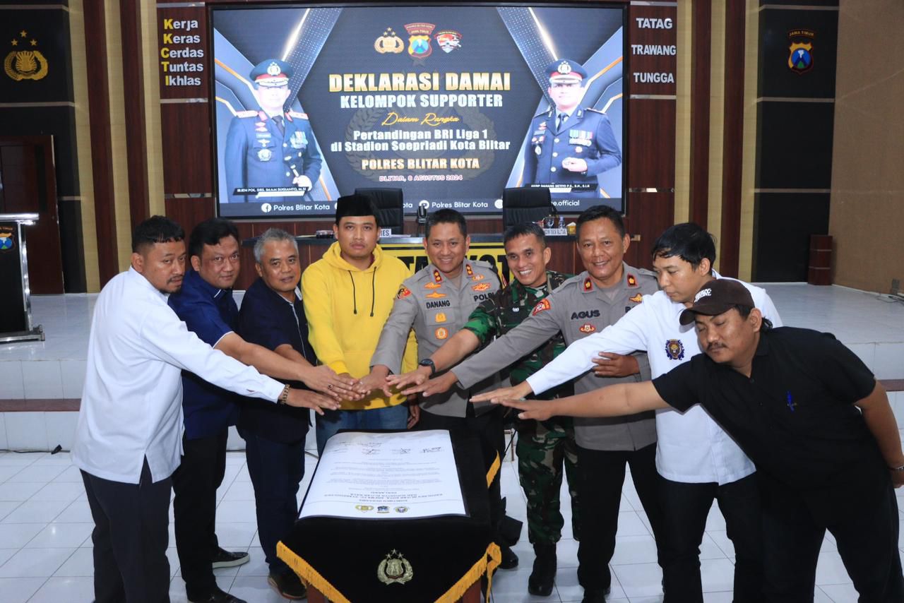 Jelang Laga Sepak Bola BRI Liga 1, Suporter Bola Deklarasi Jaga Kondusifitas Keamanan
