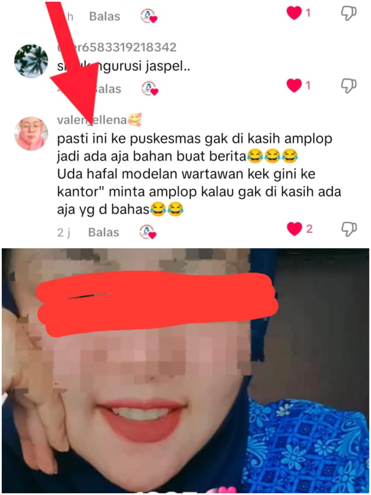 Gak Bahaya Ta, Diduga Oknum PNS di Kecamatan Pagak Lecehkan Profesi Wartawan Melalui Tik-Tok